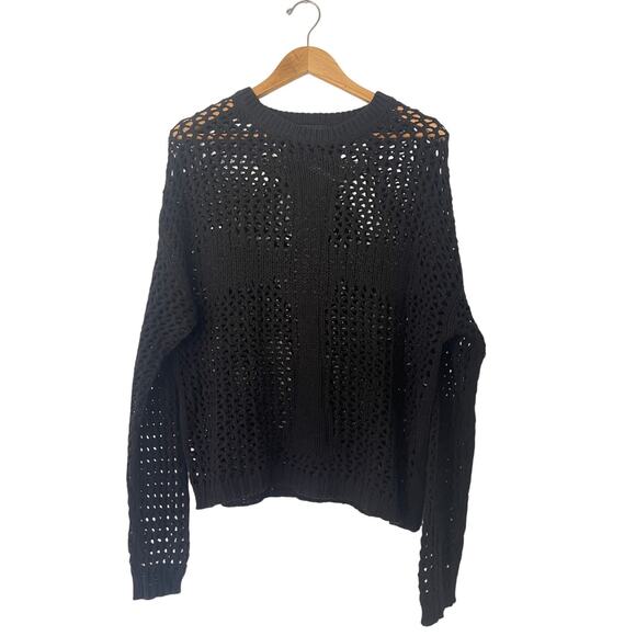 Racer Worldwide Cross Net Sweater Size Medium - Picture 2 of 5